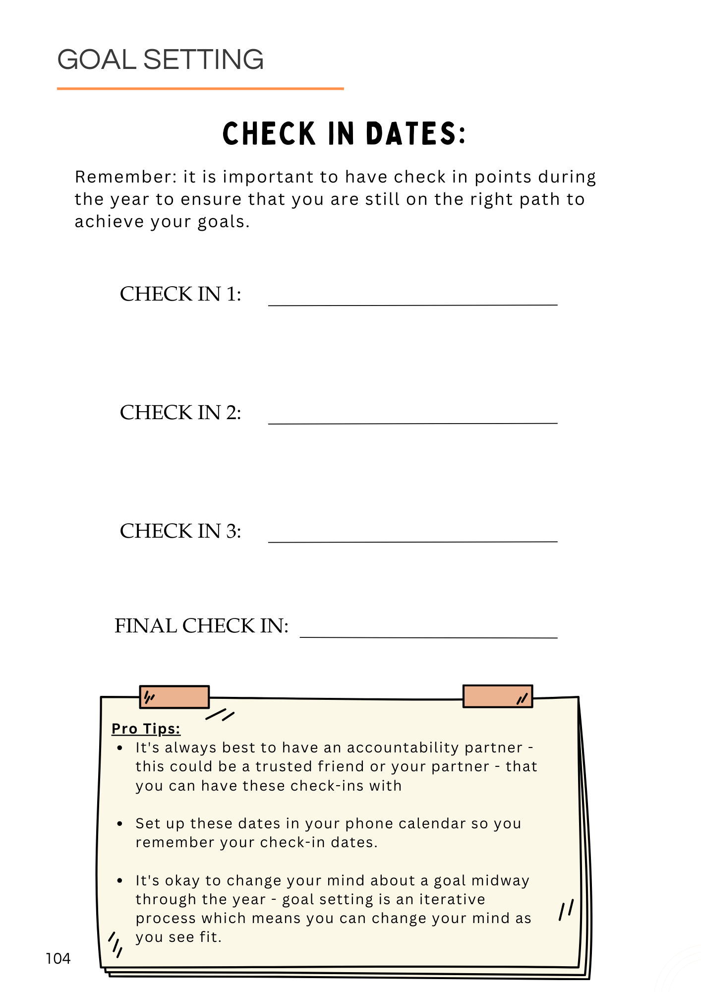 Goal Setting Guide by Nokuhle Kumalo
