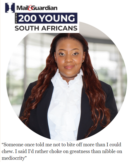 Nokuhle Kumalo Recognized Among Mail & Guardian 200 Young South Africans in Financial Services